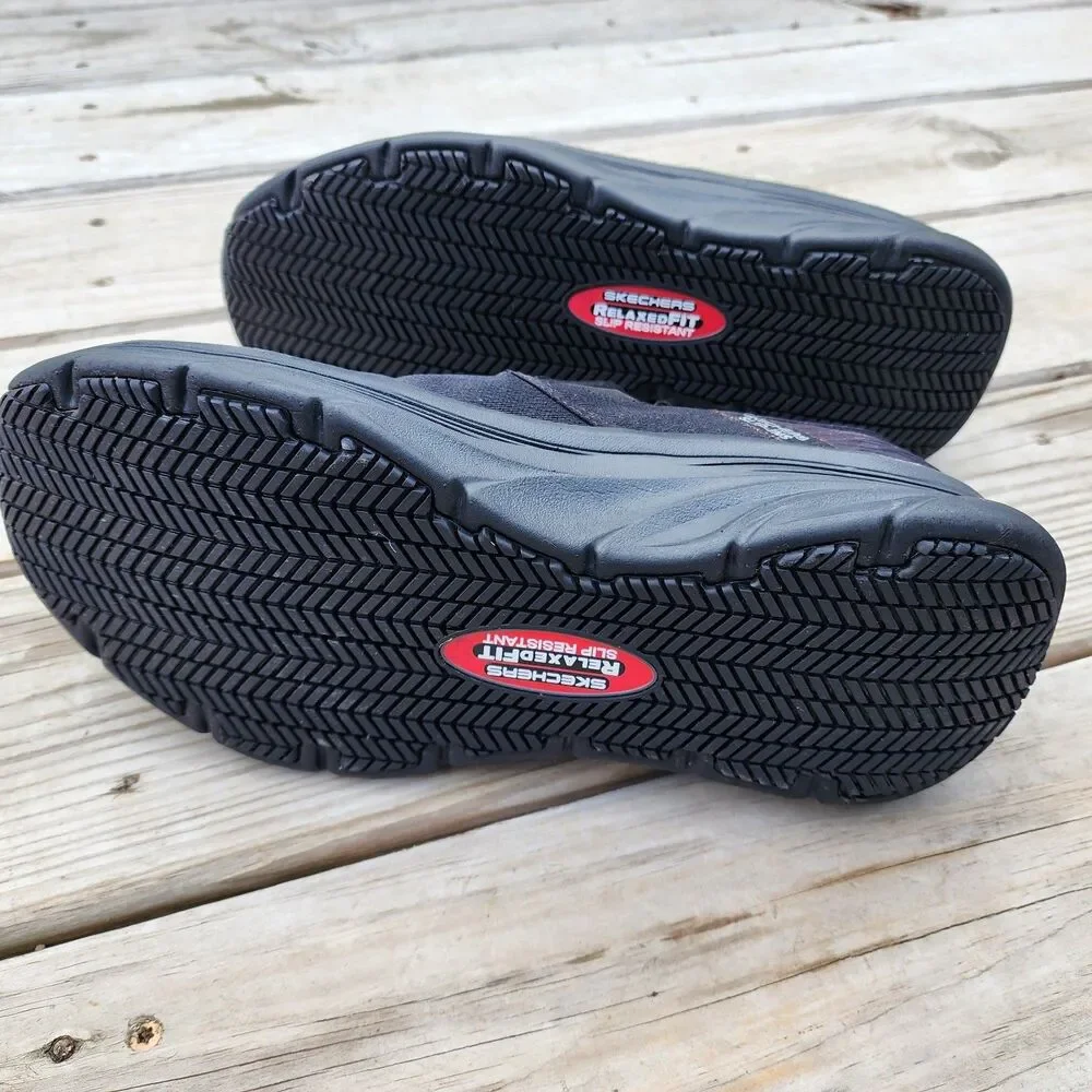 Skechers Mens Black Hands Free Go Walk Slip-Ins Size 10.5